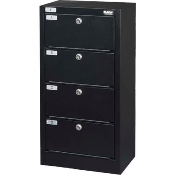 Pistol Safe, Hasp Lock, 38 lbs, Up to 12 Pistols, Datum Filing Systems, Mfr#: WMC-6-331208H-WS56